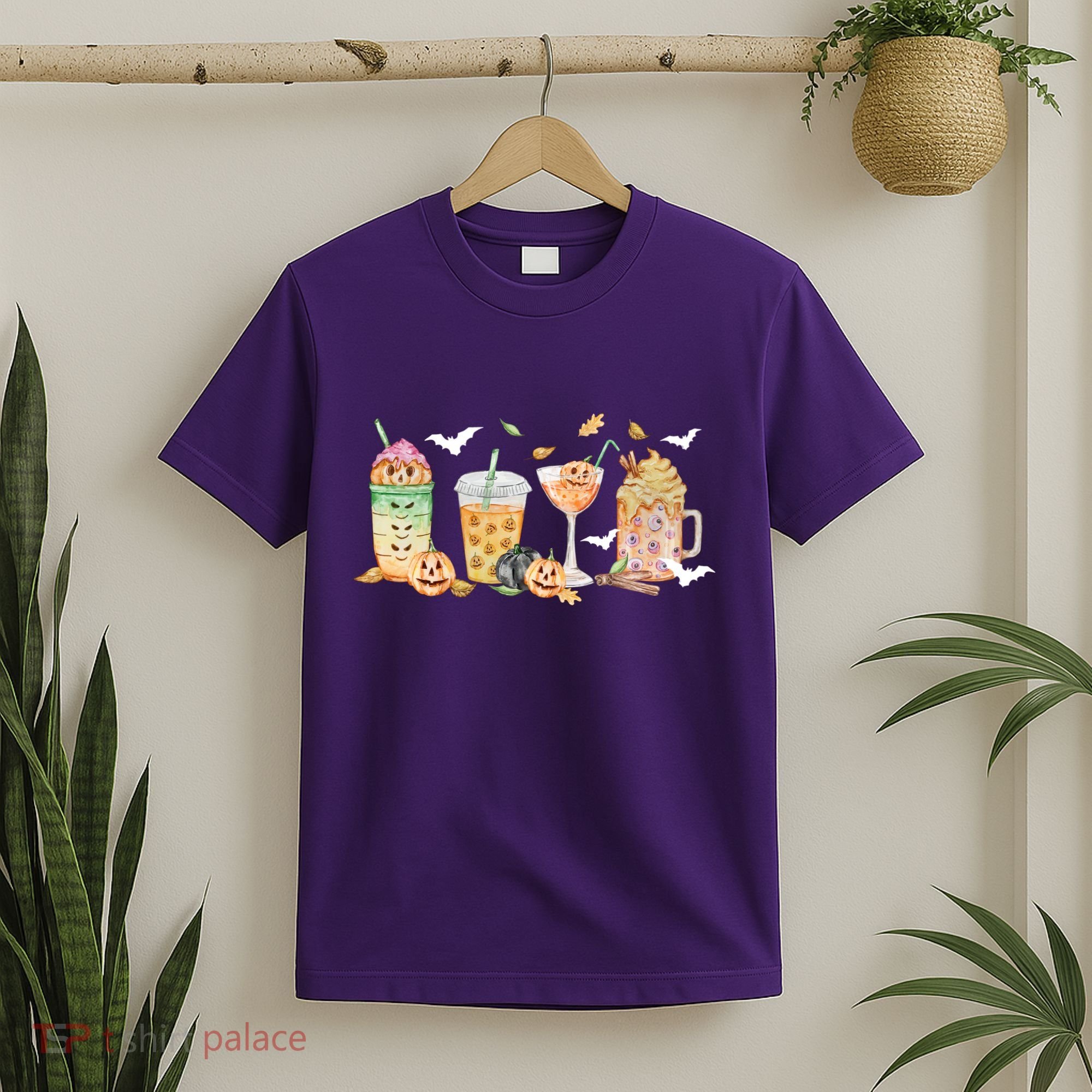 Halloween Coffee Latte Lover T-Shirt