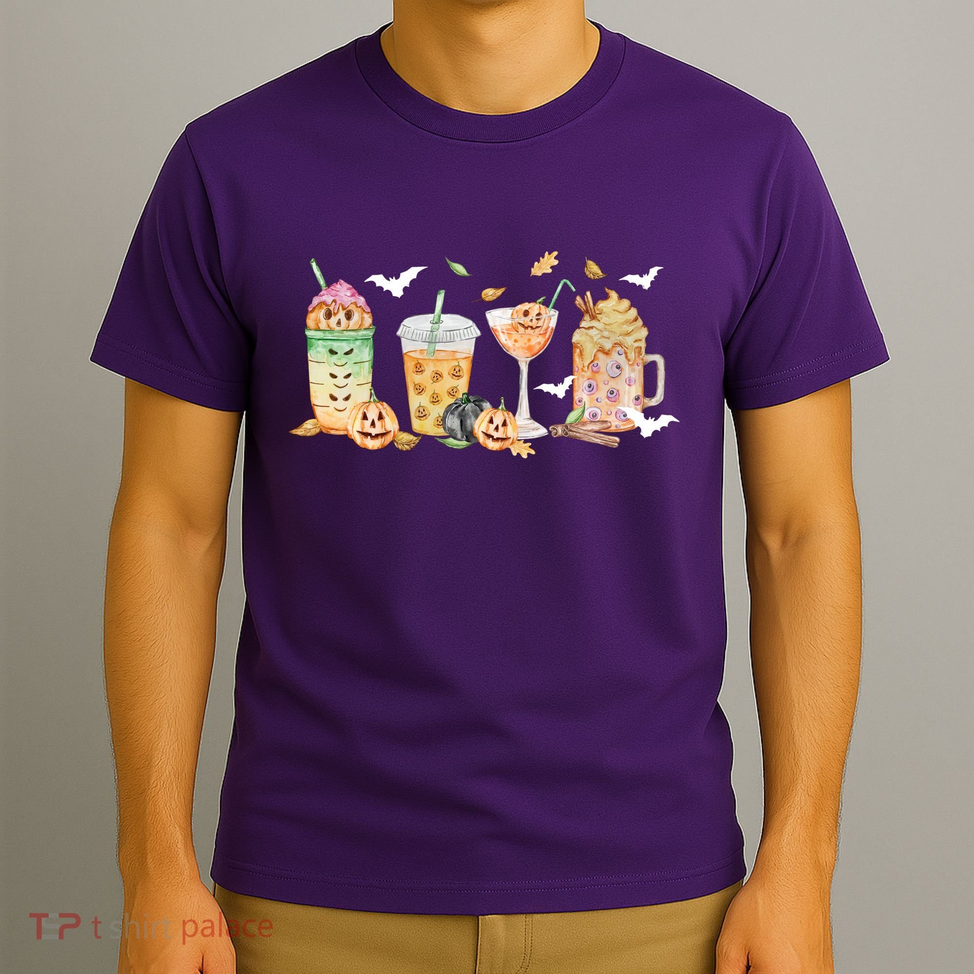 Halloween Coffee Latte Lover T-Shirt
