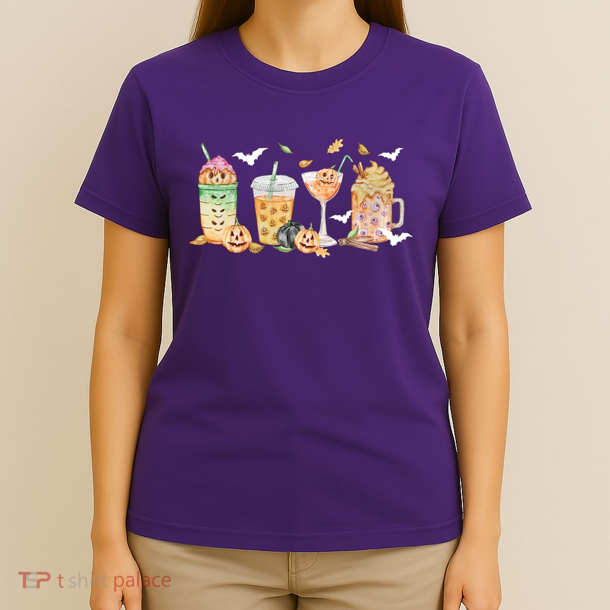 Halloween Coffee Latte Lover T-Shirt