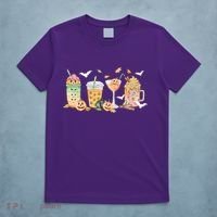 Halloween Coffee Latte Lover T-Shirt thumb 5