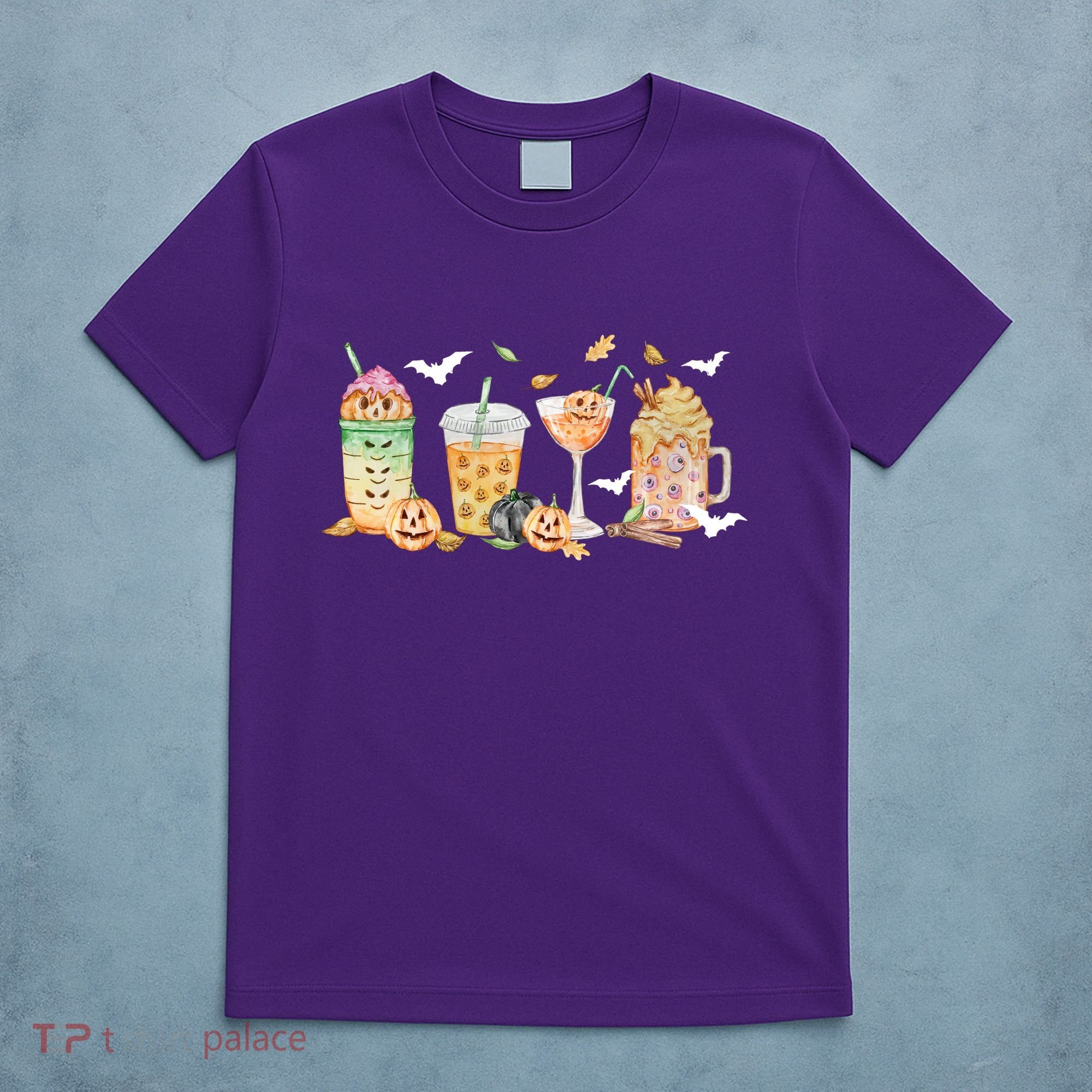 Halloween Coffee Latte Lover T-Shirt