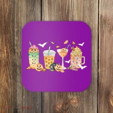 Halloween Coffee Latte Lover Coaster