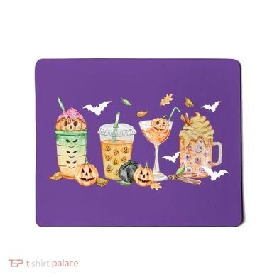 Halloween Coffee Latte Lover Mousepad