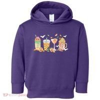 Halloween Coffee Latte Lover Toddler Hoodie thumb 0