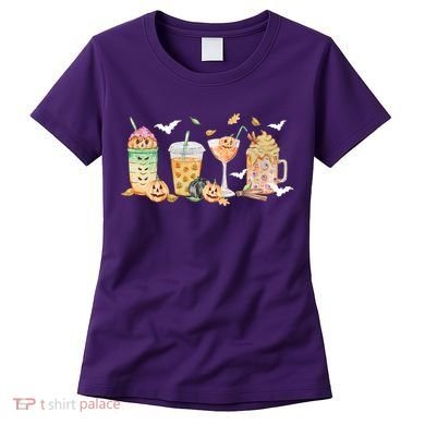 Halloween Coffee Latte Lover Women's T-Shirt