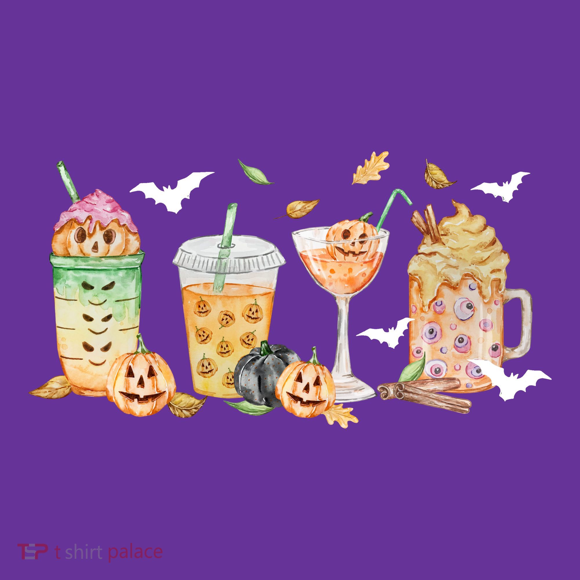 Halloween Coffee Latte Lover Women's T-Shirt