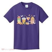 Halloween Coffee Latte Lover Kids T-Shirt thumb 0