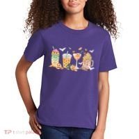Halloween Coffee Latte Lover Kids T-Shirt thumb 2