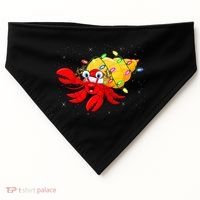 Hermit Crab Lover Xmas Lighting Santa Hermit Crab Christmas USA-Made Doggie Bandana thumb 0