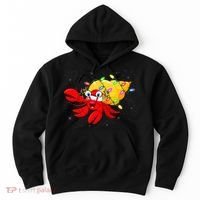 Hermit Crab Lover Xmas Lighting Santa Hermit Crab Christmas Hoodie thumb 0