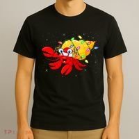 Hermit Crab Lover Xmas Lighting Santa Hermit Crab Christmas T-Shirt thumb 3