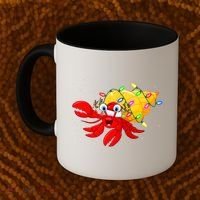 Hermit Crab Lover Xmas Lighting Santa Hermit Crab Christmas Coffee Mug thumb 2
