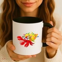 Hermit Crab Lover Xmas Lighting Santa Hermit Crab Christmas Coffee Mug thumb 3