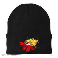 Hermit Crab Lover Xmas Lighting Santa Hermit Crab Christmas Beanie thumb 0