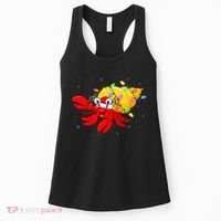 Hermit Crab Lover Xmas Lighting Santa Hermit Crab Christmas Women's Tank Top thumb 0