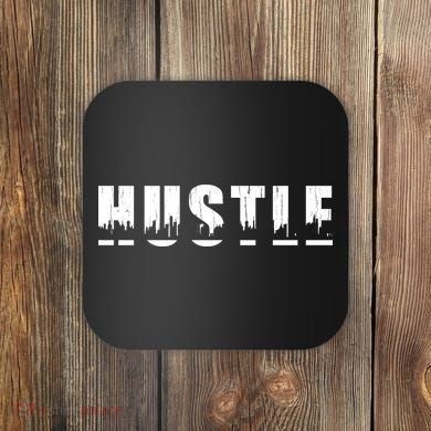 Hustle City Logo Coaster