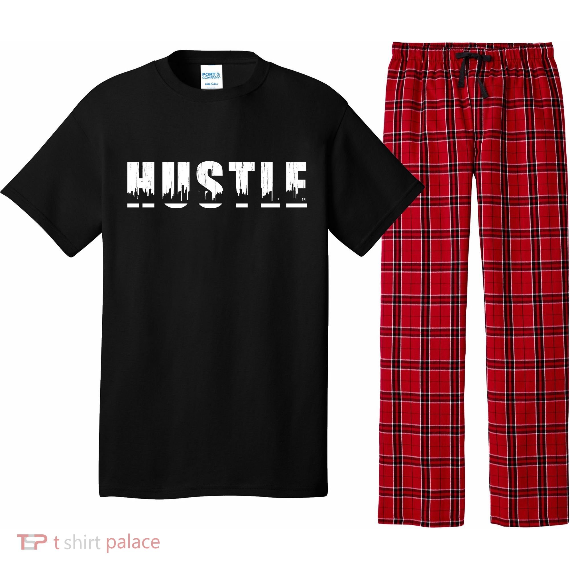 Hustle City Logo Pajama Set