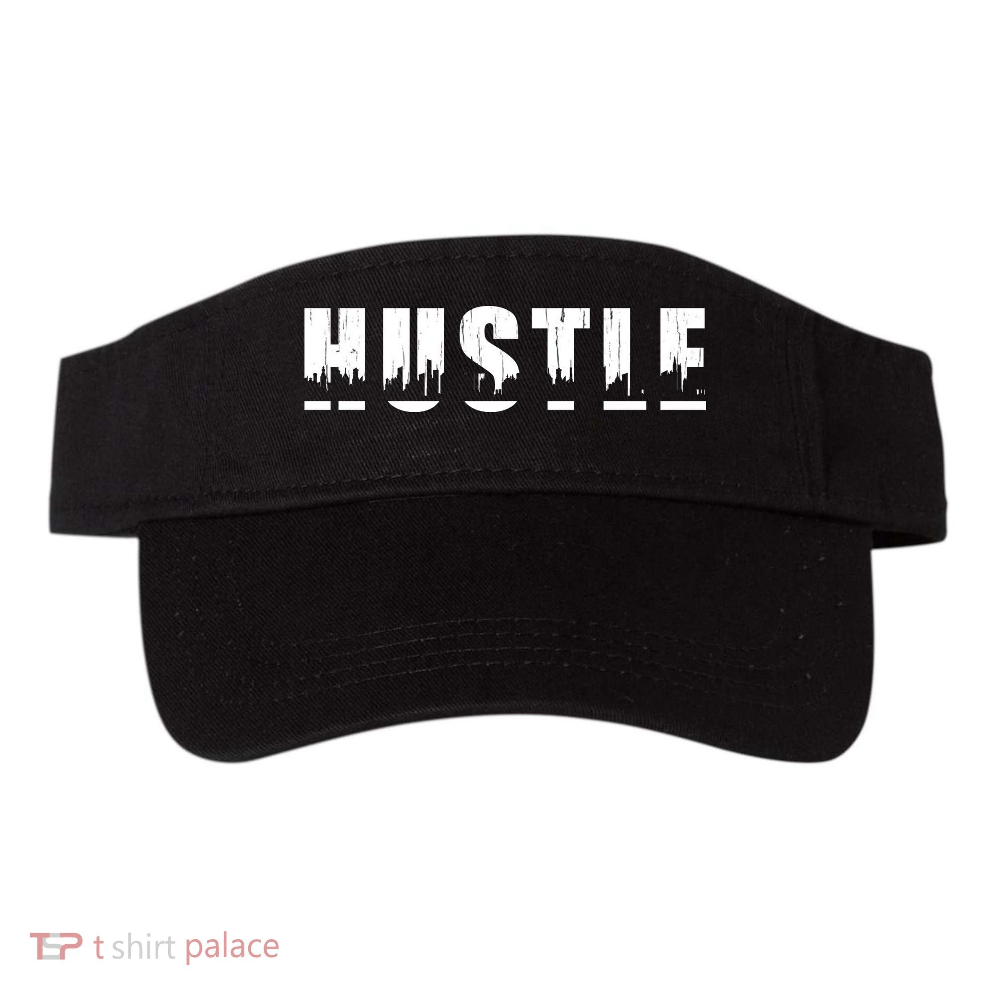 Hustle City Logo Visor