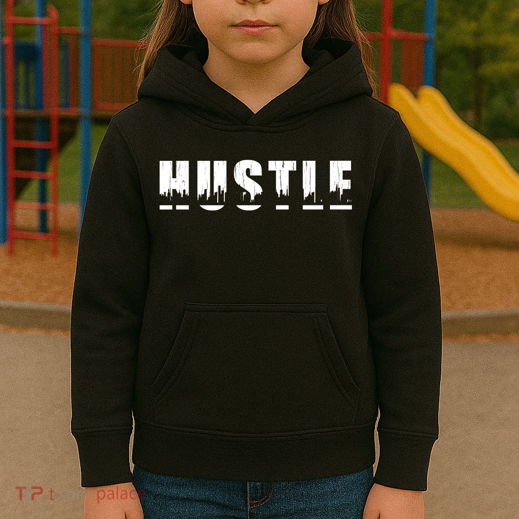 Hustle City Logo Kids Hoodie