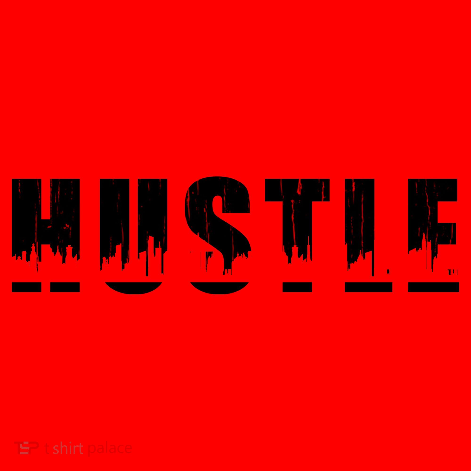 Hustle City Logo Santa Hat