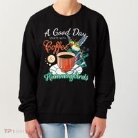 Hummingbirds Coffee Lover Nectar Feeder Animal Birds Gift Women's Sweatshirt thumb 0