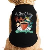 Hummingbirds Coffee Lover Nectar Feeder Animal Birds Gift Doggie Tank thumb 0