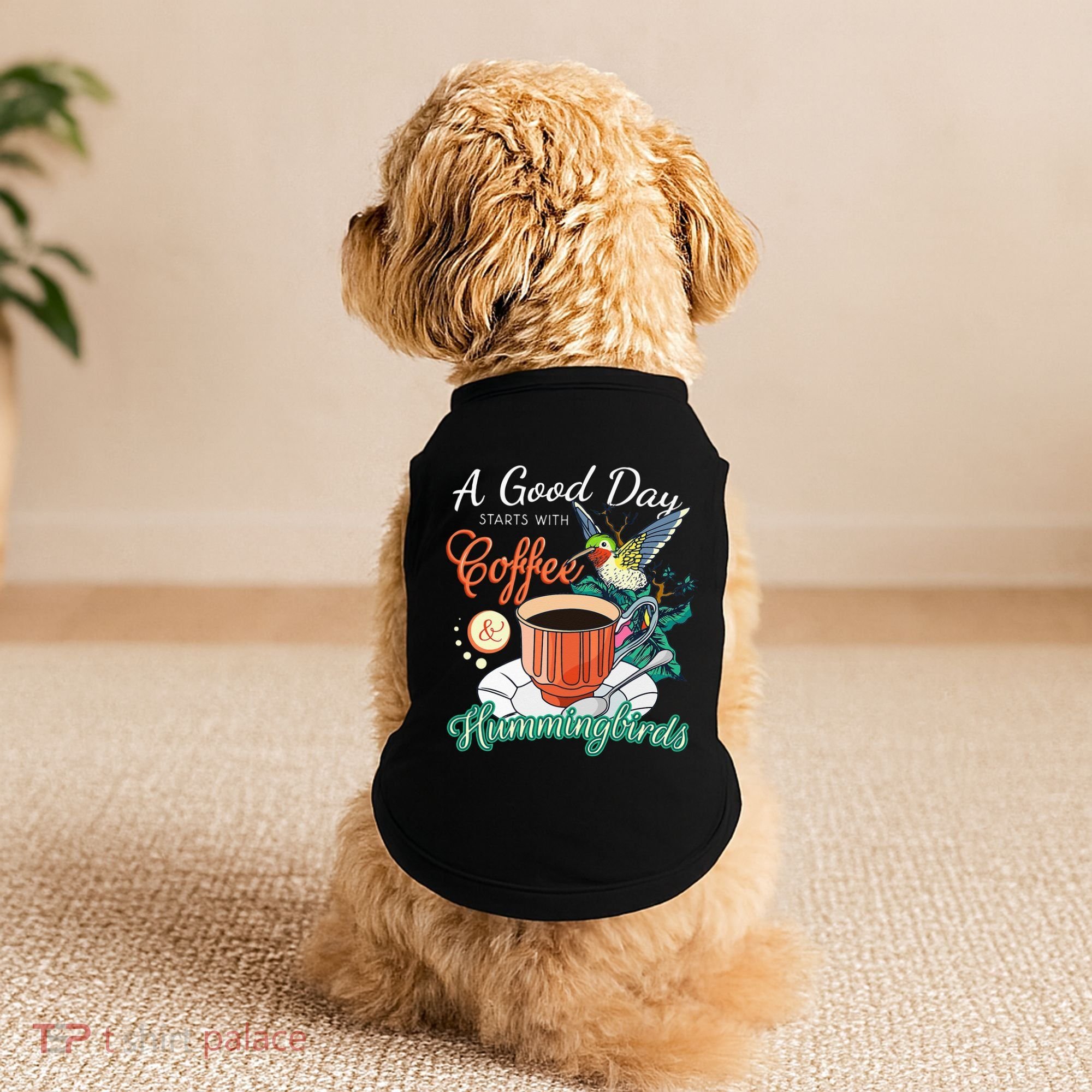 Hummingbirds Coffee Lover Nectar Feeder Animal Birds Gift Doggie Tank