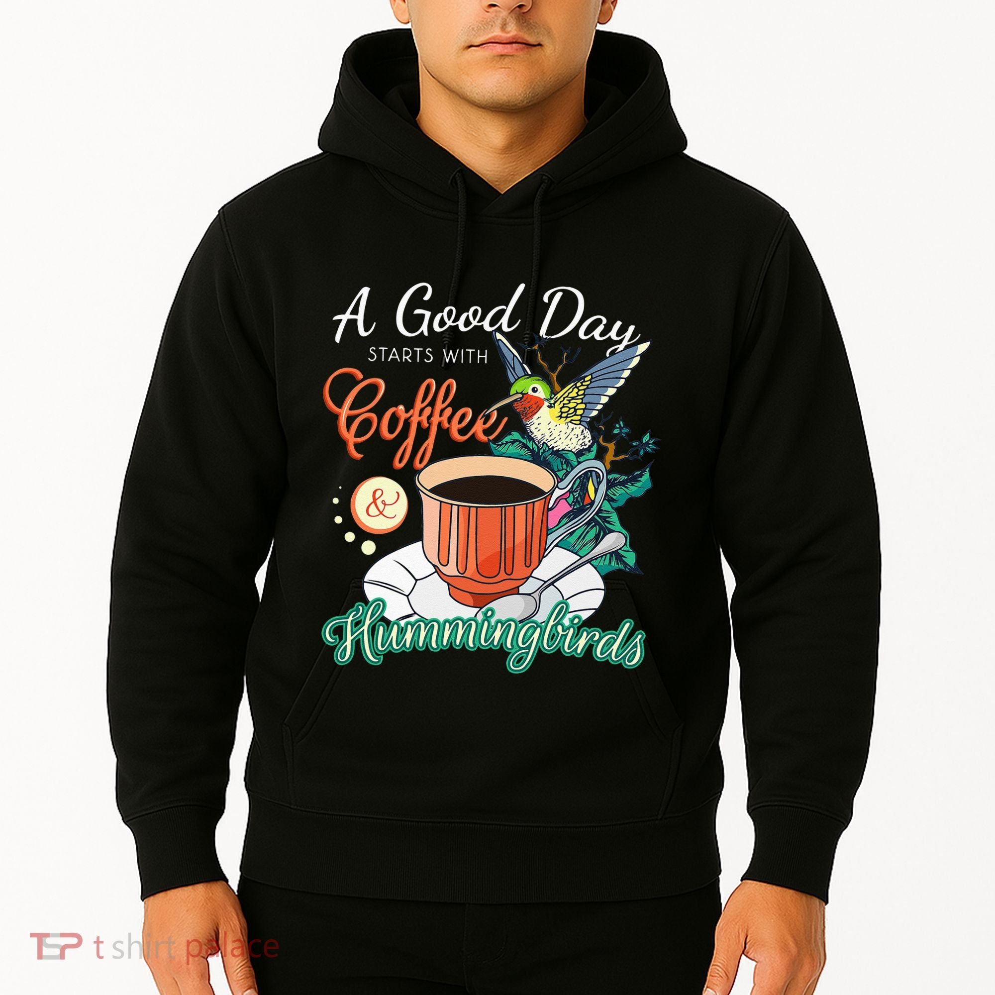 Hummingbirds Coffee Lover Nectar Feeder Animal Birds Gift Hoodie