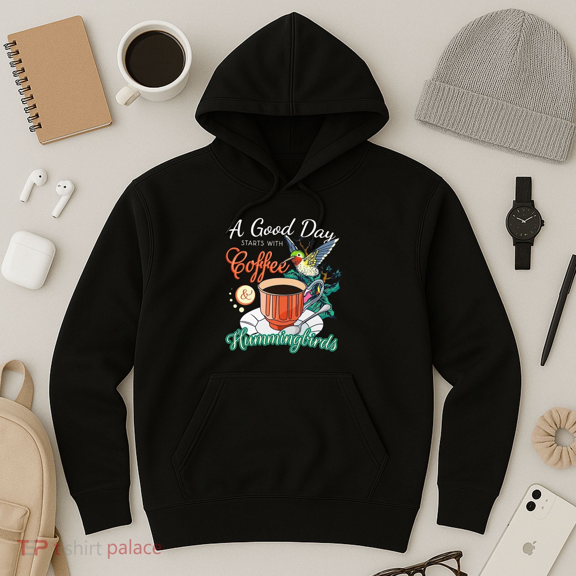 Hummingbirds Coffee Lover Nectar Feeder Animal Birds Gift Hoodie