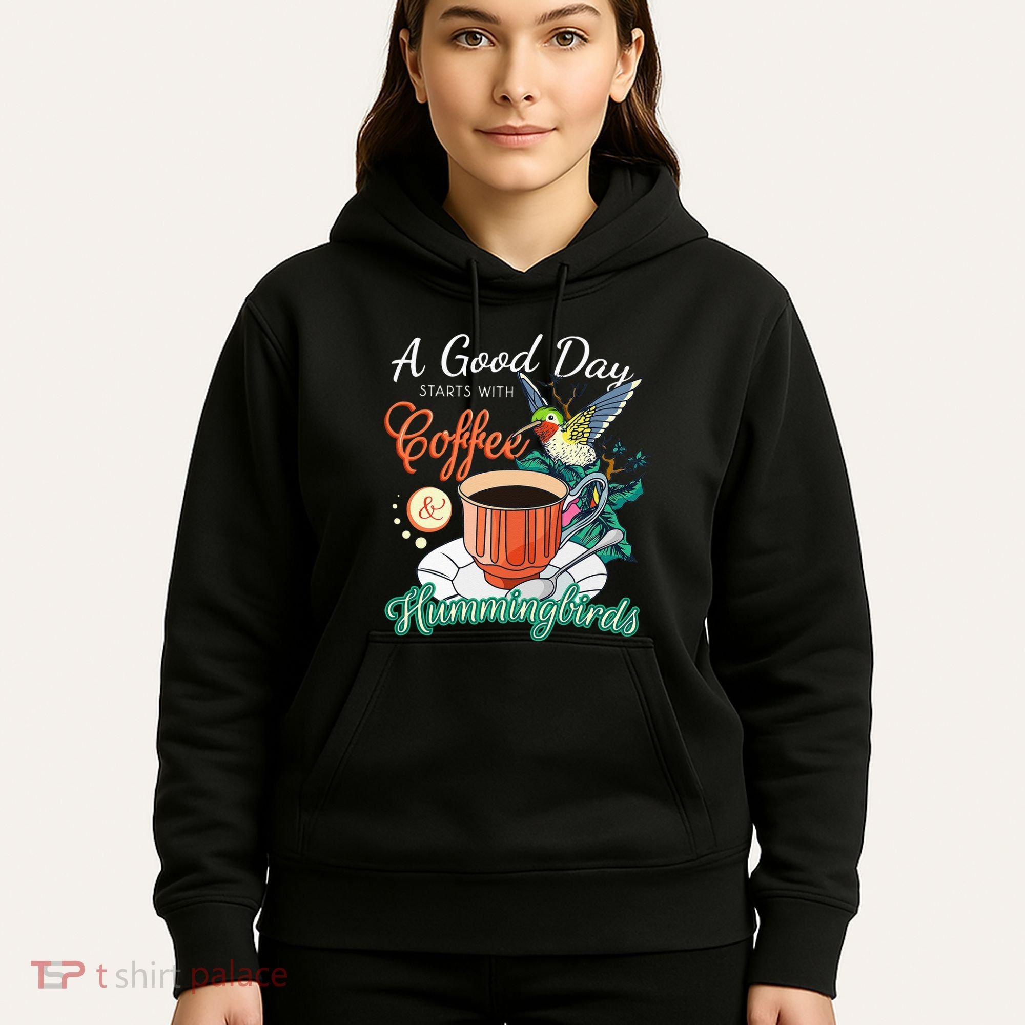 Hummingbirds Coffee Lover Nectar Feeder Animal Birds Gift Hoodie