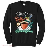Hummingbirds Coffee Lover Nectar Feeder Animal Birds Gift Sweatshirt thumb 0