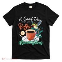 Hummingbirds Coffee Lover Nectar Feeder Animal Birds Gift T-Shirt thumb 0