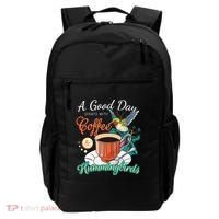 Hummingbirds Coffee Lover Nectar Feeder Animal Birds Gift Backpack thumb 0