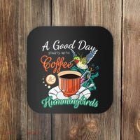 Hummingbirds Coffee Lover Nectar Feeder Animal Birds Gift Coaster thumb 0