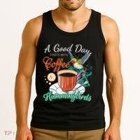 Hummingbirds Coffee Lover Nectar Feeder Animal Birds Gift Tank Top thumb 3
