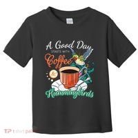 Hummingbirds Coffee Lover Nectar Feeder Animal Birds Gift Toddler T-Shirt thumb 0