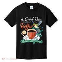 Hummingbirds Coffee Lover Nectar Feeder Animal Birds Gift Kids T-Shirt thumb 0