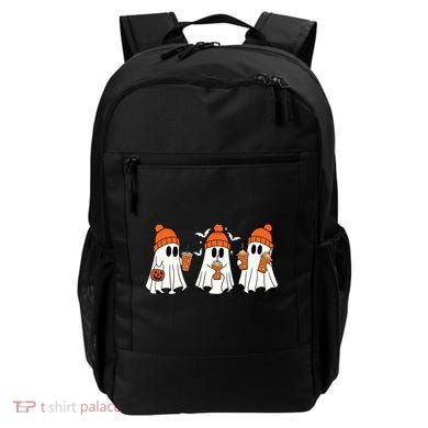 Halloween Coffee Lover Ghost Backpack