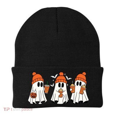 Halloween Coffee Lover Ghost Beanie