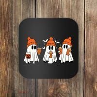 Halloween Coffee Lover Ghost Coaster thumb 0