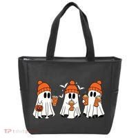 Halloween Coffee Lover Ghost Tote Bag thumb 0