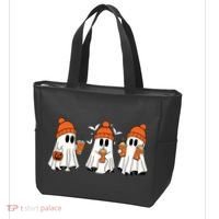 Halloween Coffee Lover Ghost Tote Bag thumb 3
