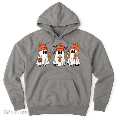 Halloween Coffee Lover Ghost Hoodie