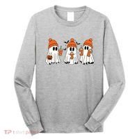 Halloween Coffee Lover Ghost Long Sleeve Shirt thumb 0
