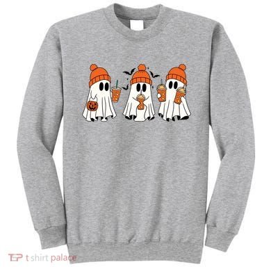 Halloween Coffee Lover Ghost Sweatshirt
