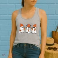 Halloween Coffee Lover Ghost Women's Tank Top thumb 2