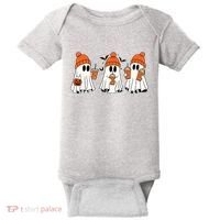 Halloween Coffee Lover Ghost Baby Bodysuit thumb 0