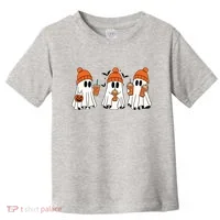 Halloween Coffee Lover Ghost Toddler T-Shirt thumb 0