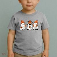 Halloween Coffee Lover Ghost Toddler T-Shirt thumb 2