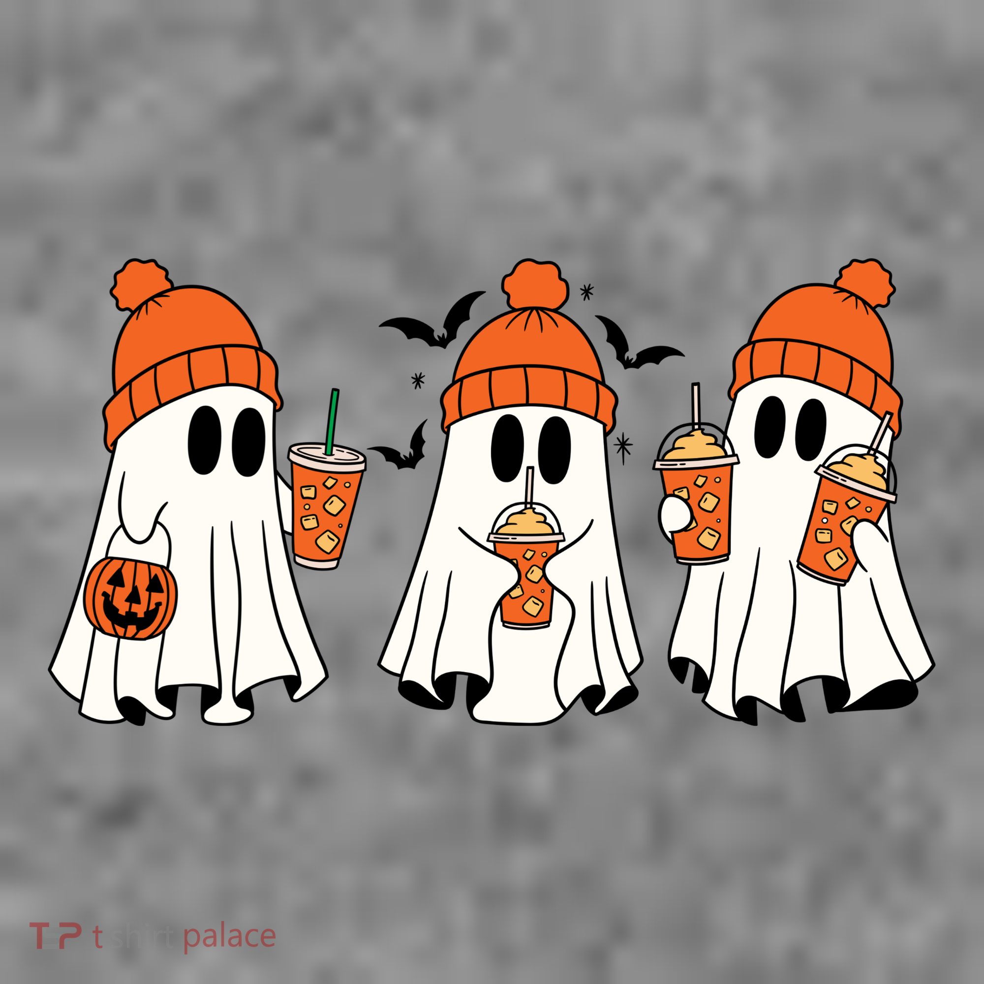 Halloween Coffee Lover Ghost Women's Long Sleeve Shirt